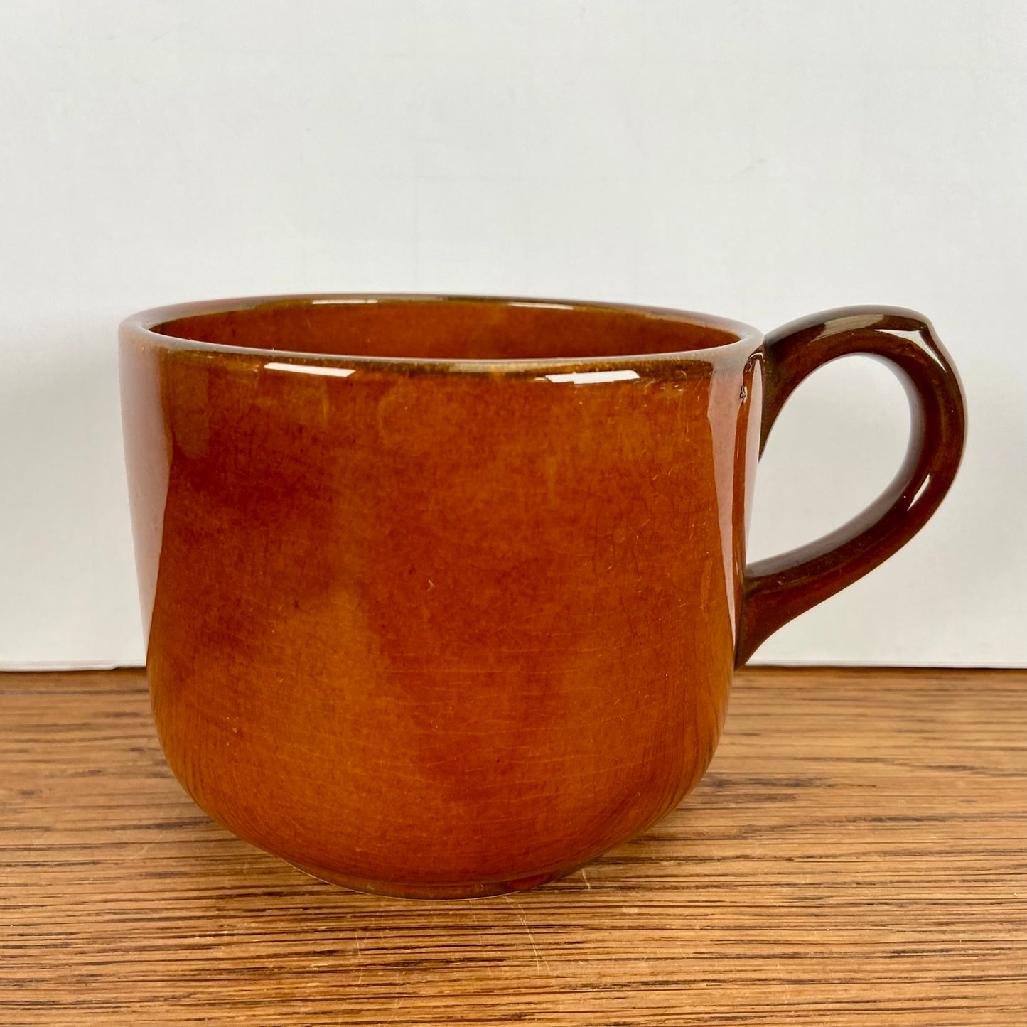 Vintage soepkom bruin