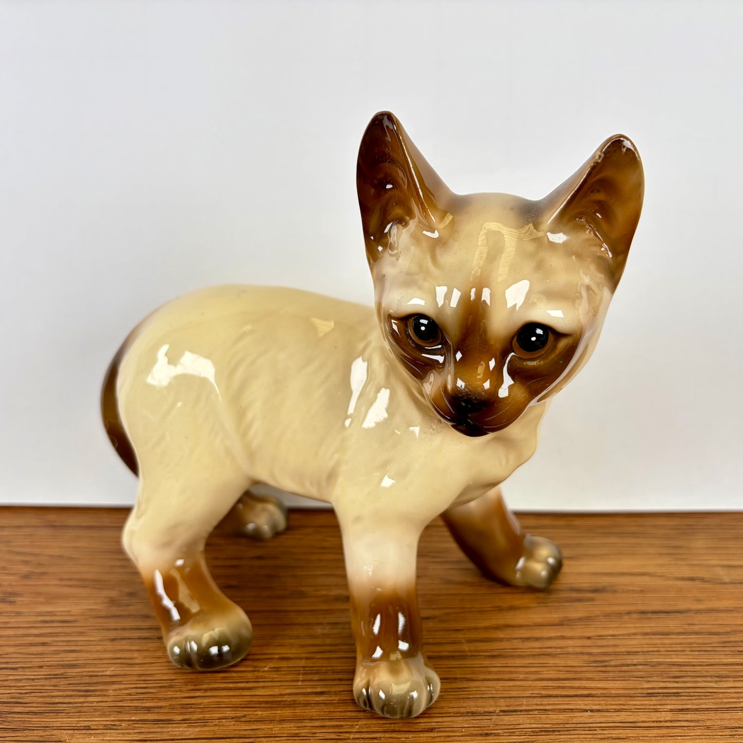 Vintage kattenbeeld Siamees