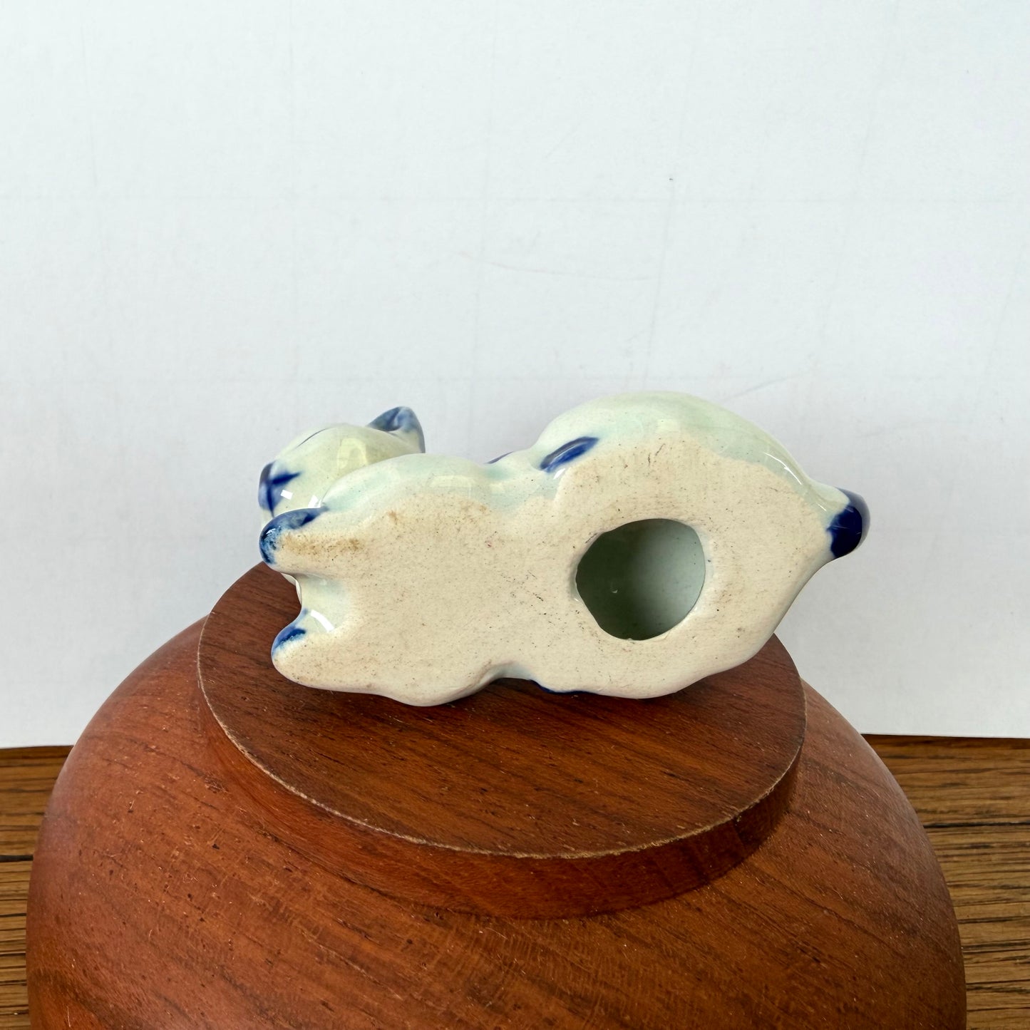 Vintage katje blauw