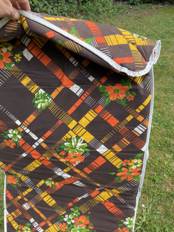 vintage jaren 70 tuinstoel kussens