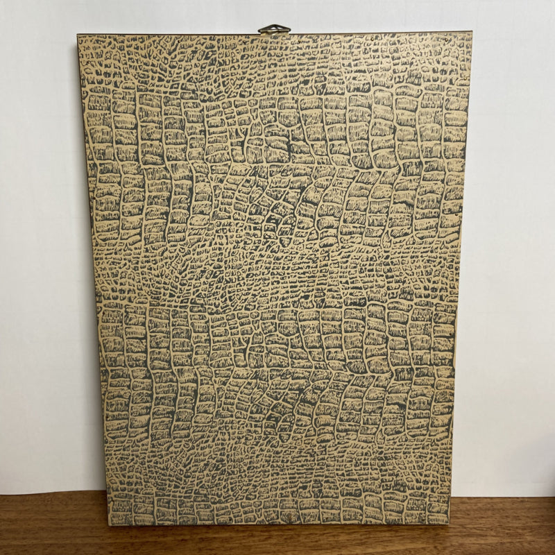 Vintage geborduurde vogel