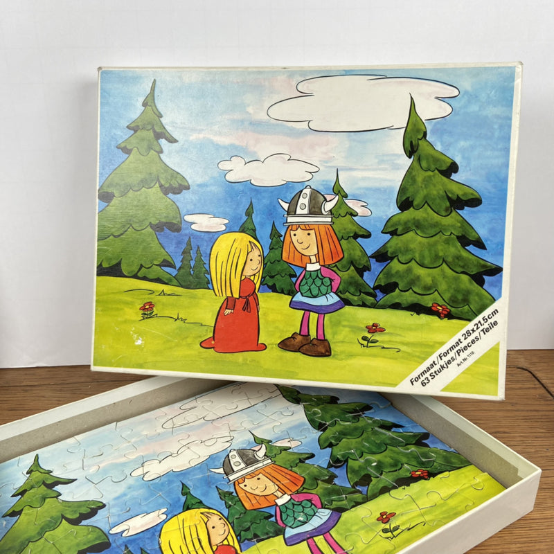 Vintage Puzzel Wickie de VIking