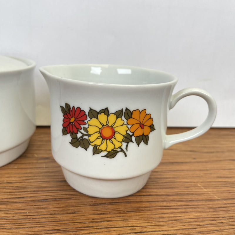 Vintage melk en suiker kannetje