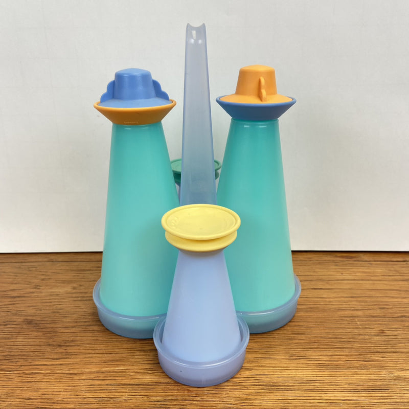 Tupperware tafelset olie azijn peper en zout