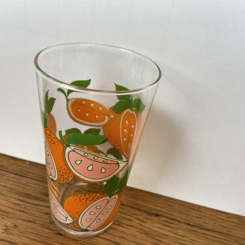 Vintage glaasje sinaasappels
