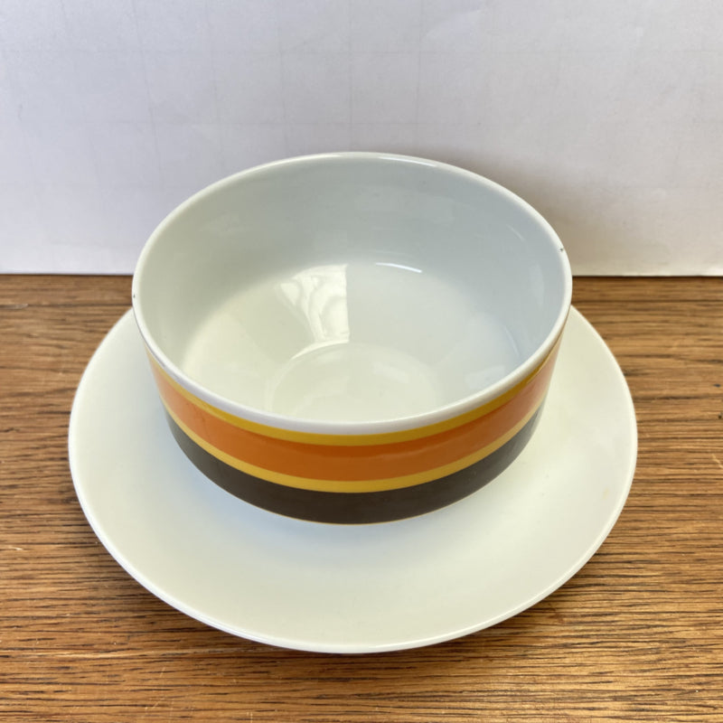 Vintage sauskom oranje bruin