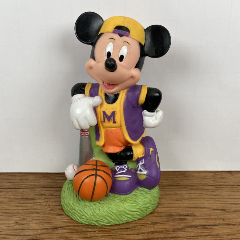 Vintage spaarpot Mickey Mouse sport
