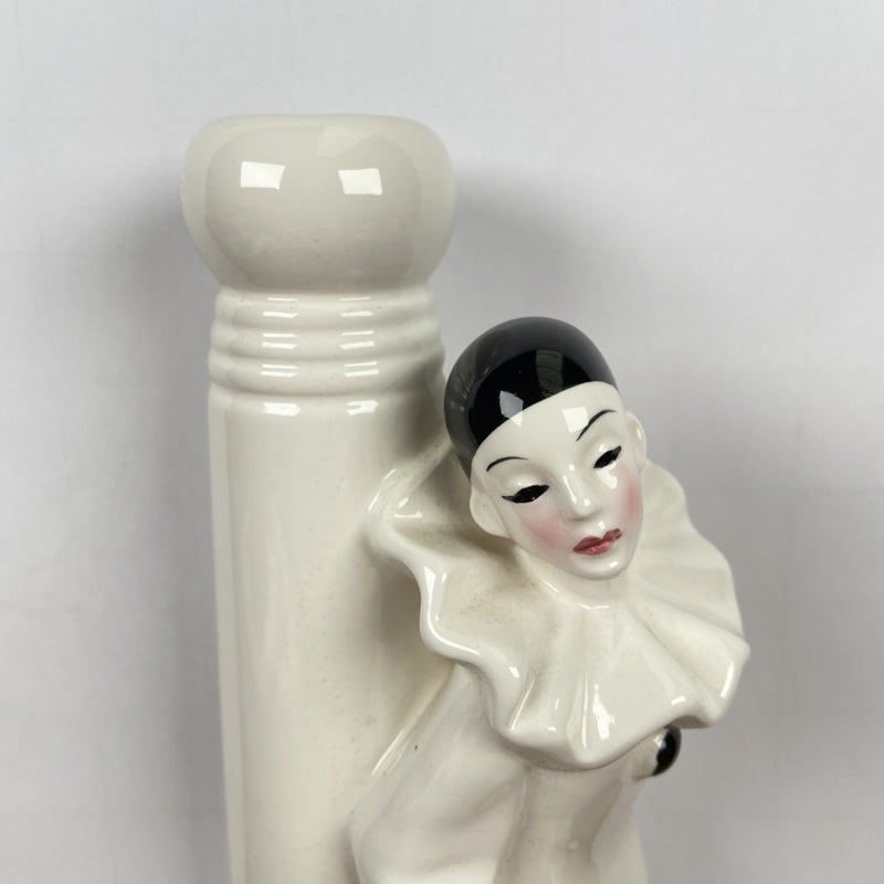 Vintage kaarsenstandaard Pierrot