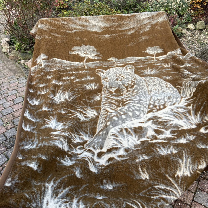 Vintage deken tijger