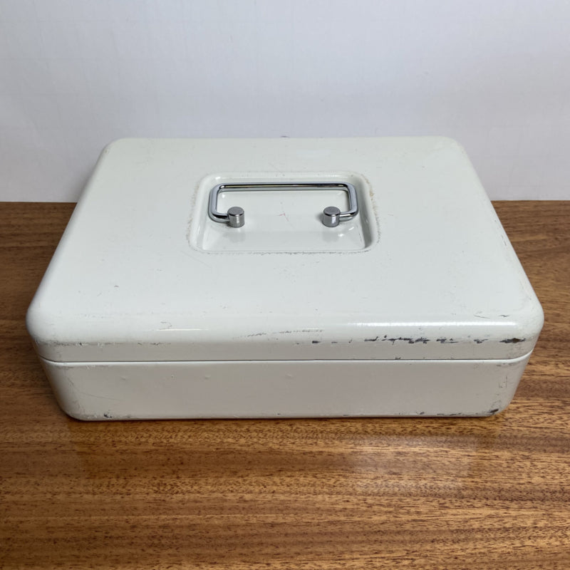 Vintage geldkistje wit