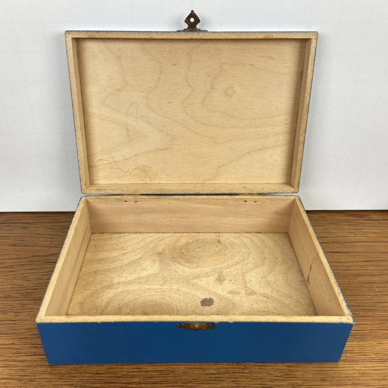 Houten opberg doosje