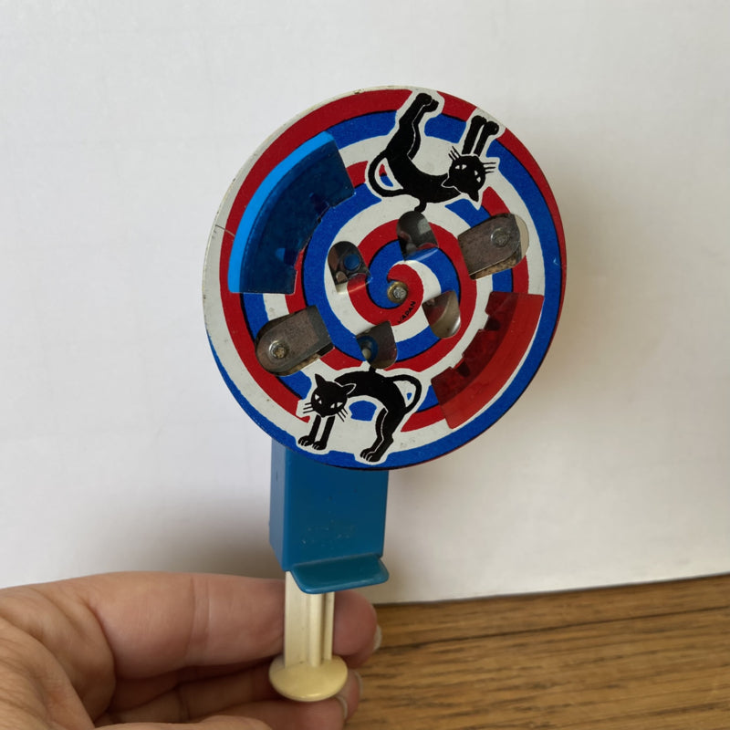 Jaren 50 blikken spinner met katten