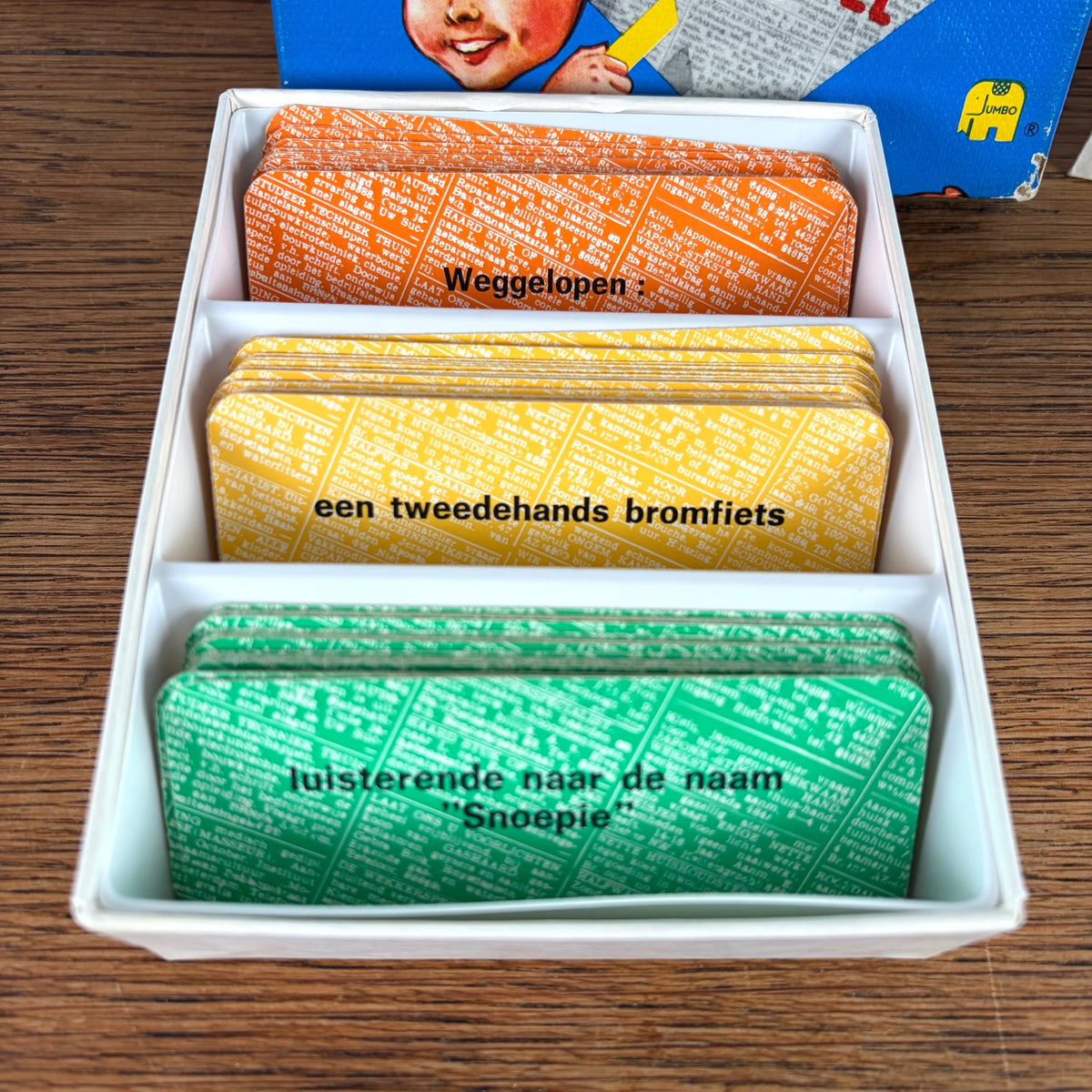 Vintage Het Advertentie Spel Jumbo