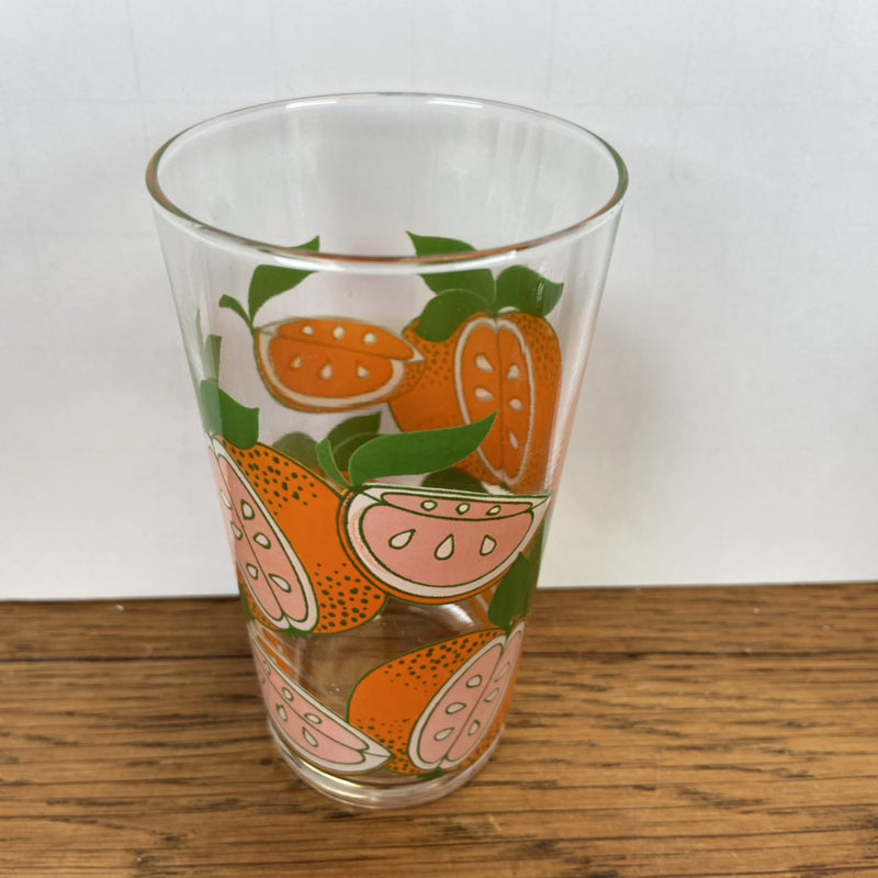 Vintage glaasje sinaasappels