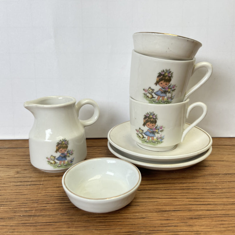 Vintage kinderserviesje