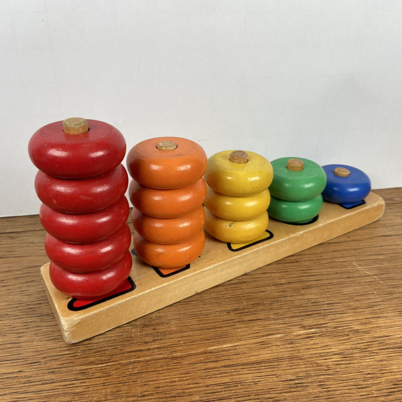 Houten speelgoed leren tellen