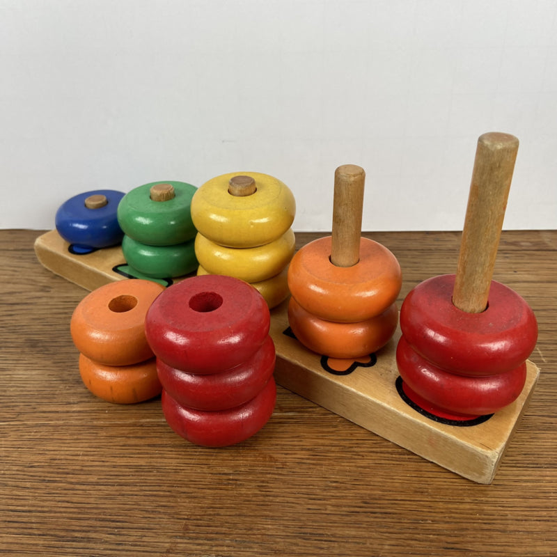 Houten speelgoed leren tellen