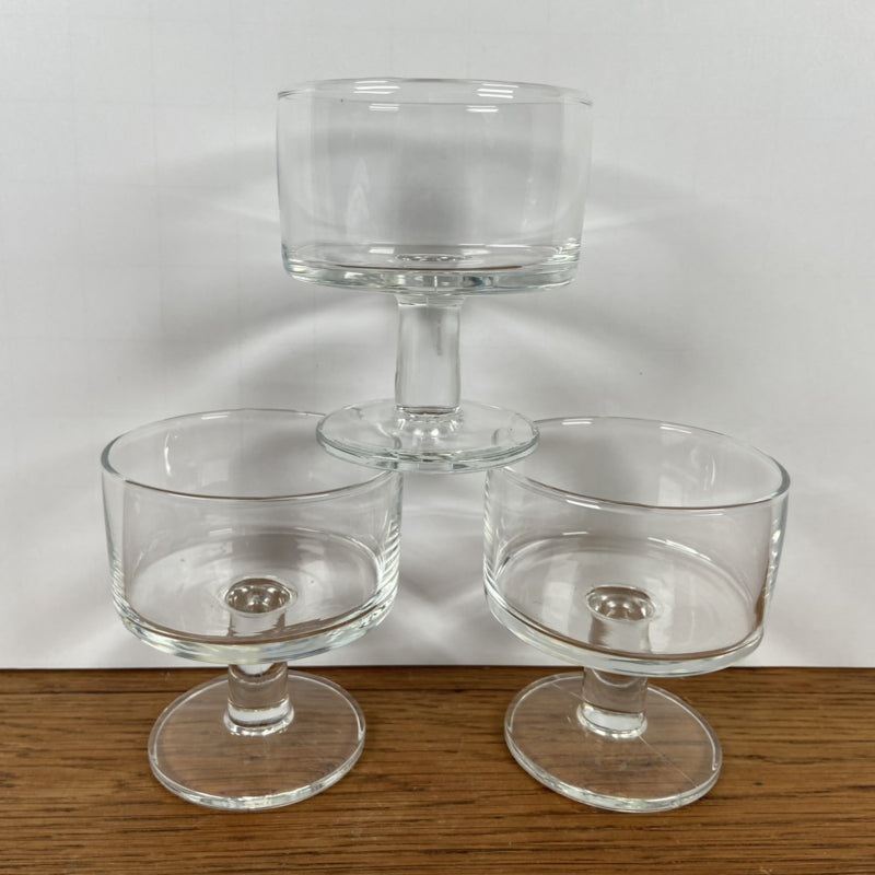 Vintage dessert glazen