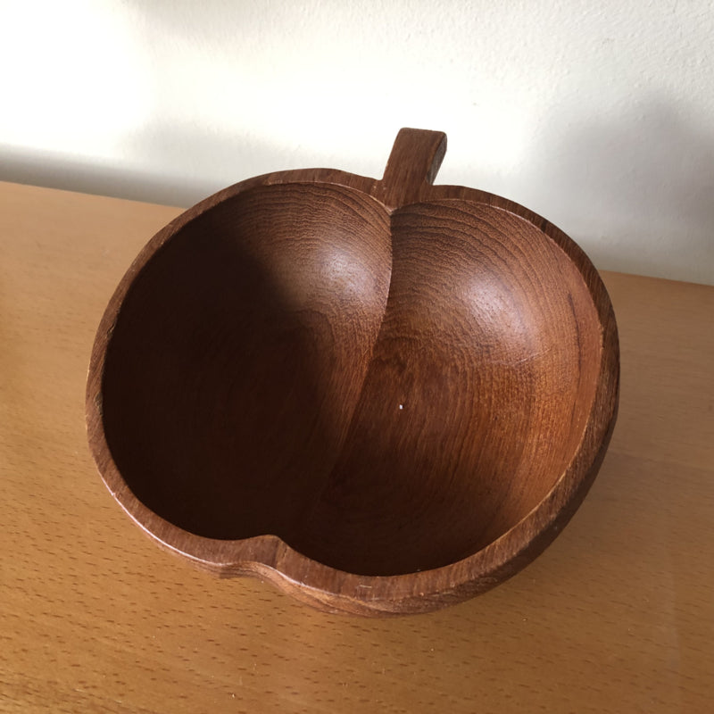 Houten appel schaaltje
