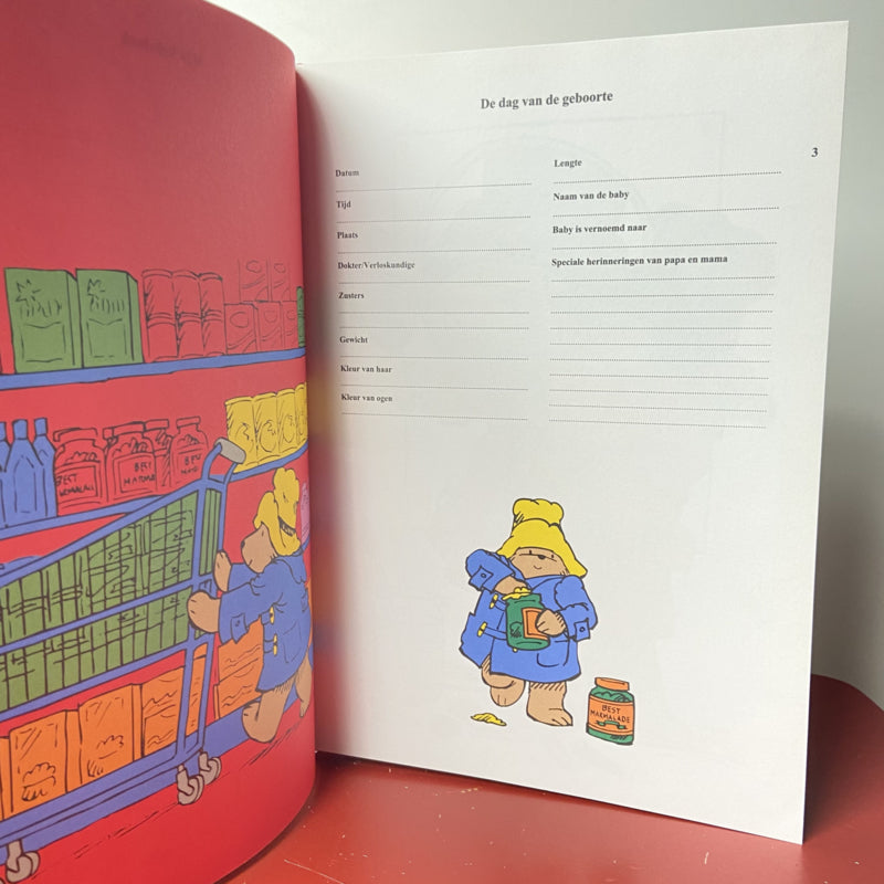 Paddington’s babyboek