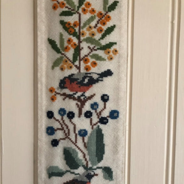 Vintage schellekoord met vogels en mooi beslag