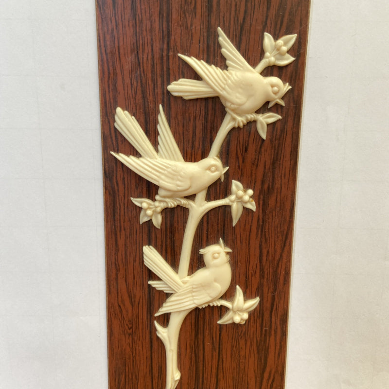 Vintage wanddecoratie vogels