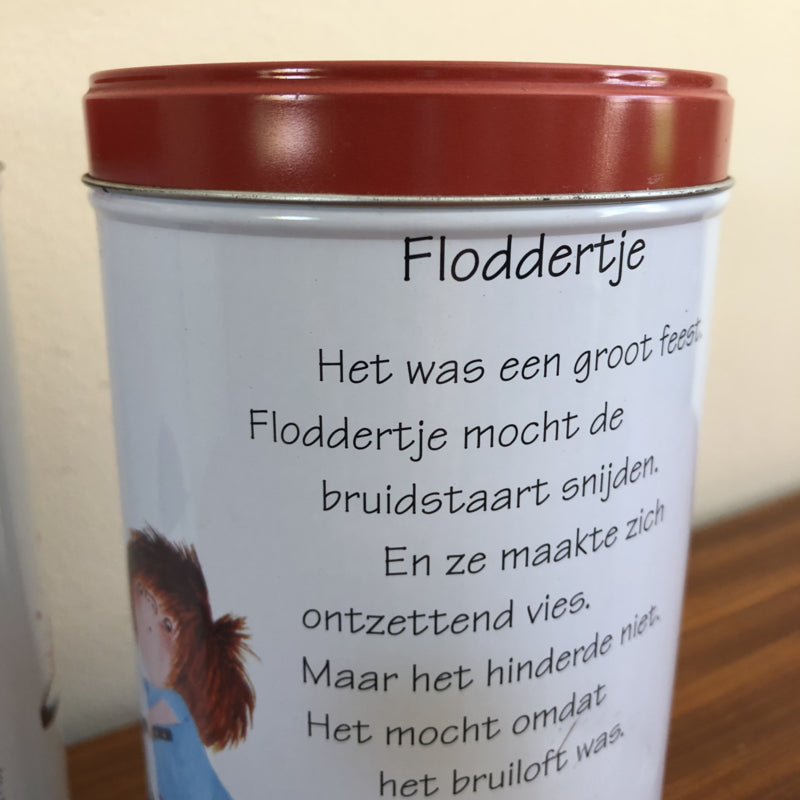 Bewaarblikken pluk van de petteflet
