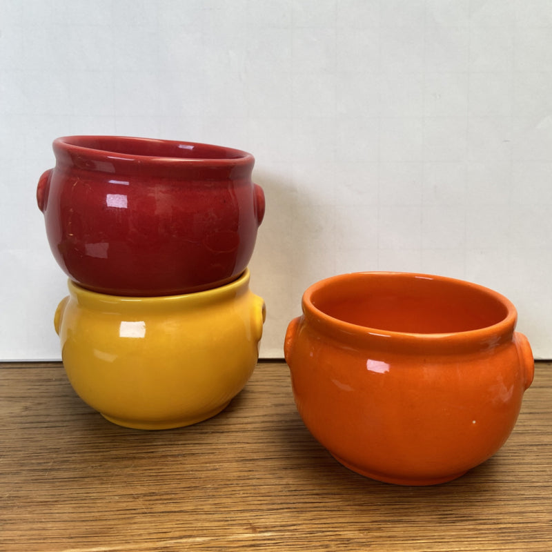 3 vintage schaaltjes