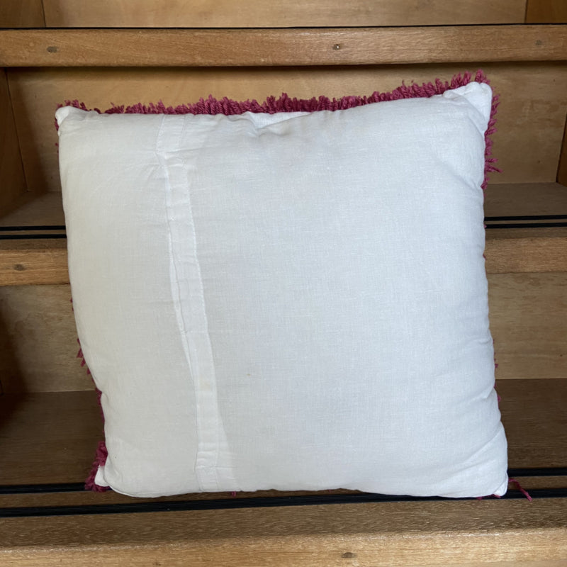 Vintage kussen met rozen