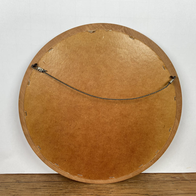 Vintage geborduurd schilderij bloemen