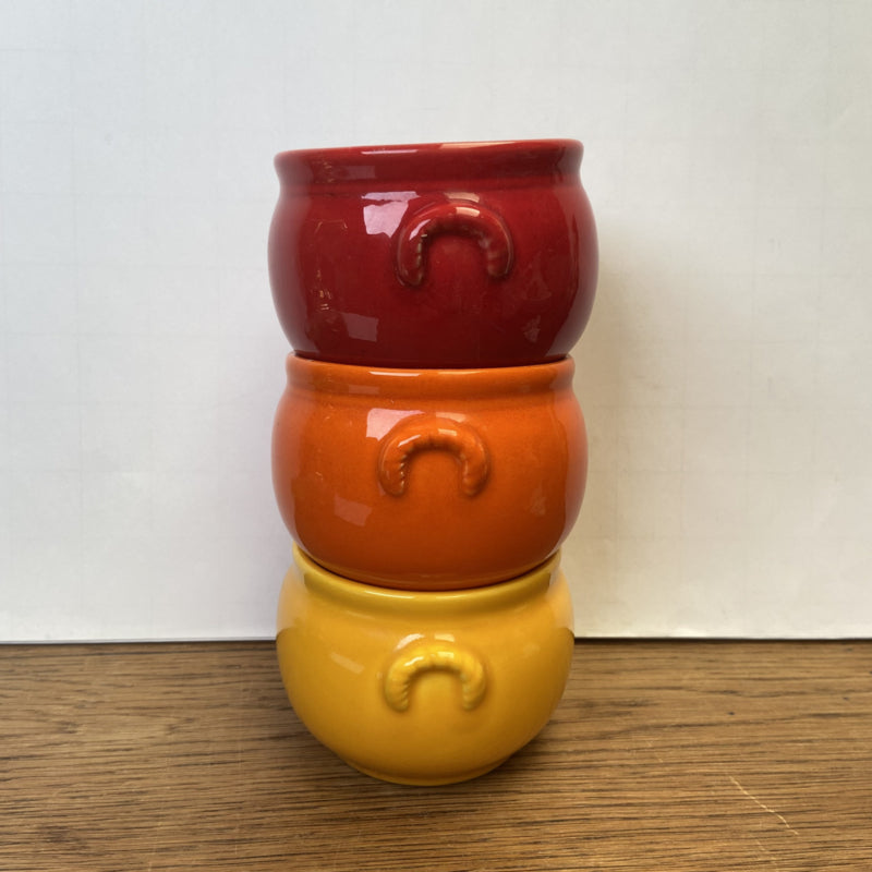 3 vintage schaaltjes