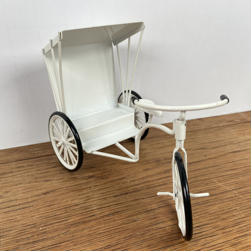 Vintage mini riksja wit jaren 80