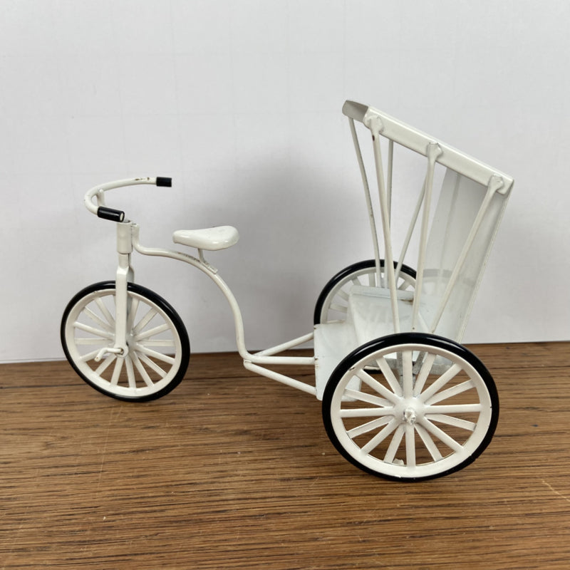Vintage mini riksja wit jaren 80