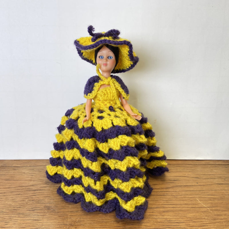 gehaakte pop wc rol houder