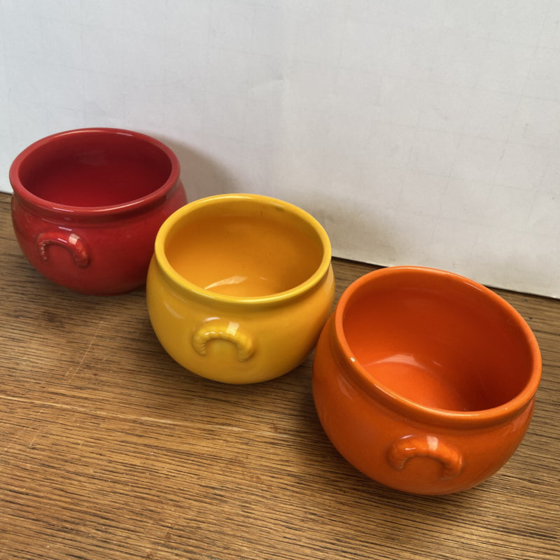 3 vintage schaaltjes