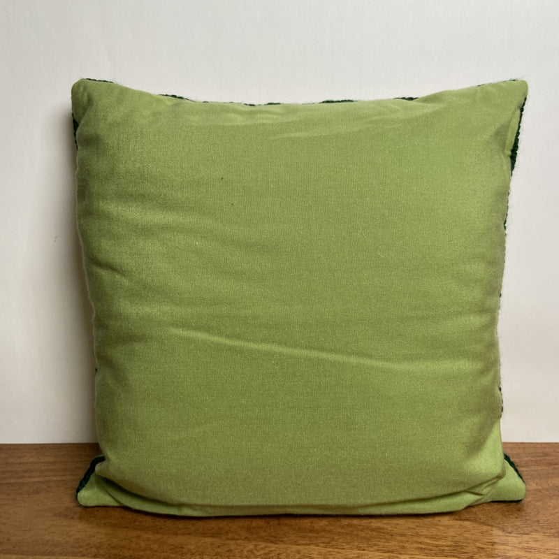 Geborduurd kussen bloemen