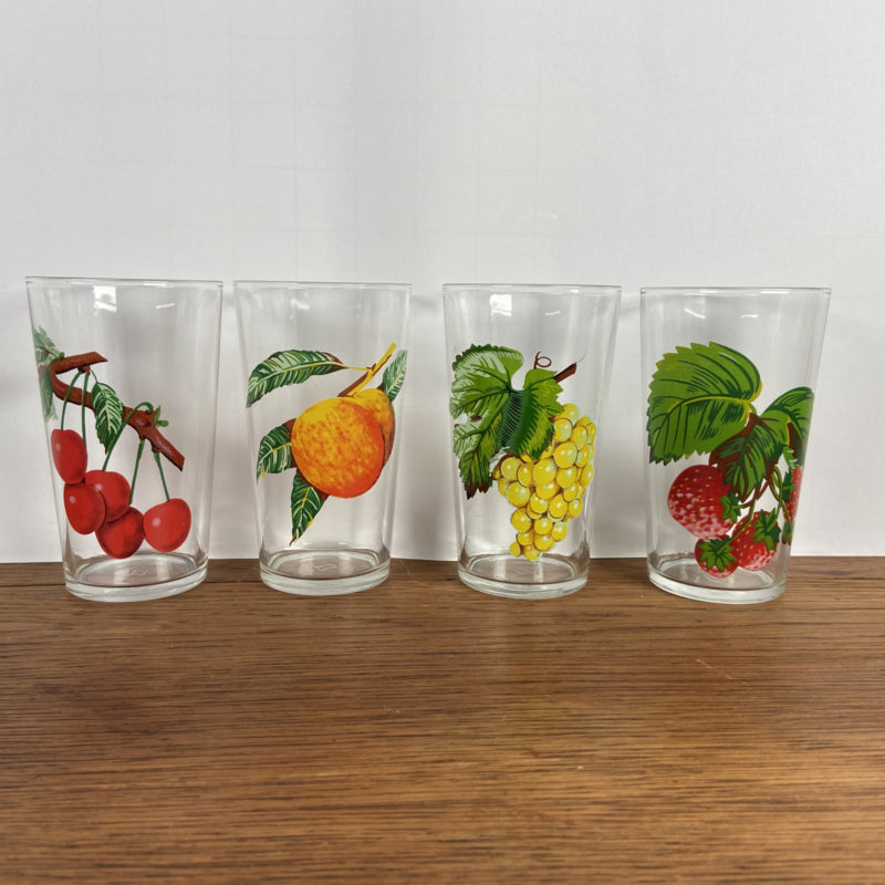 Vintage glazen fruit