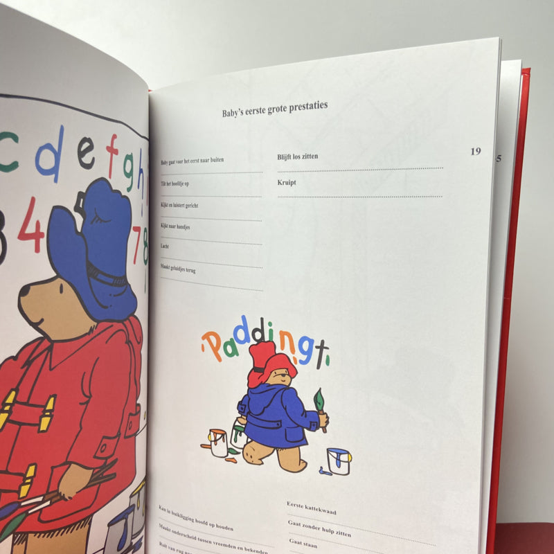 Paddington’s babyboek