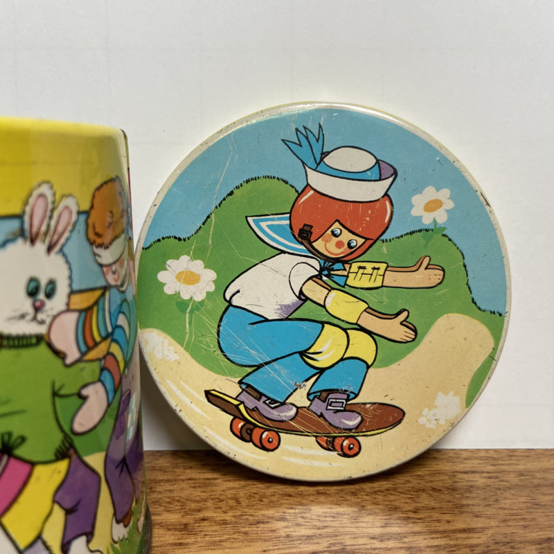 Blue bird vintage blik