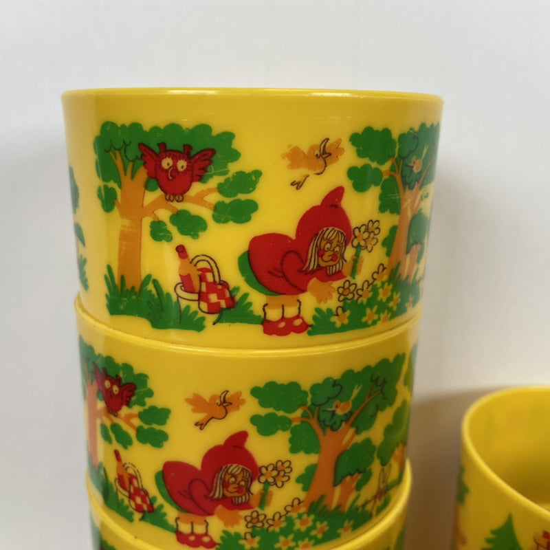 5 kinderbeker met sprookjes