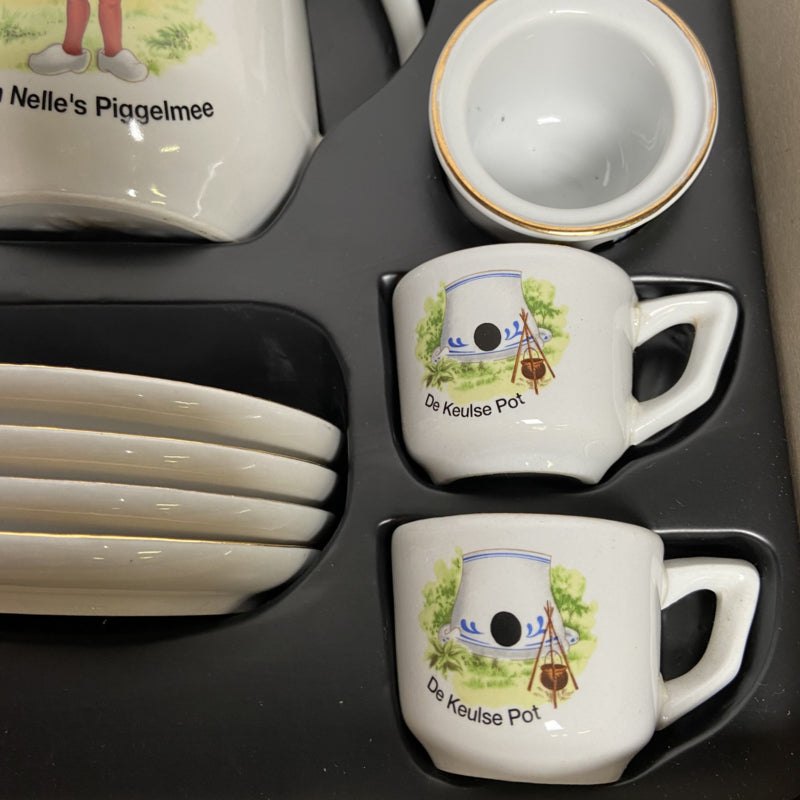 Vintage kinderservies Piggelmee van Nelle