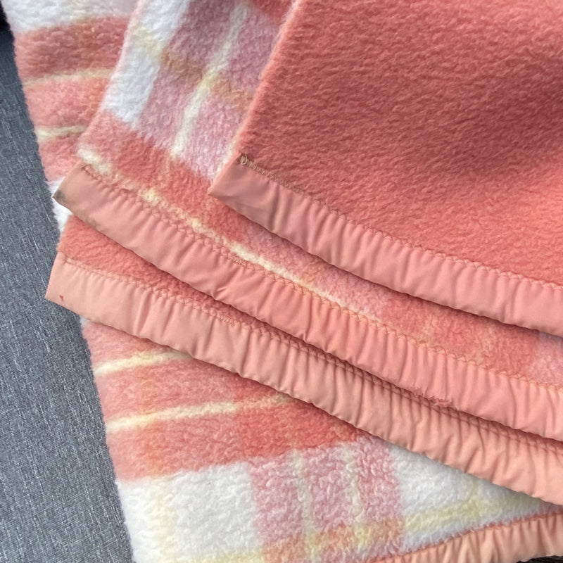 Vintage warme roze deken
