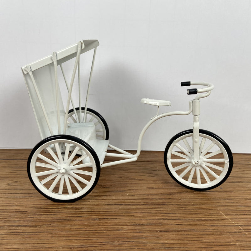 Vintage mini riksja wit jaren 80