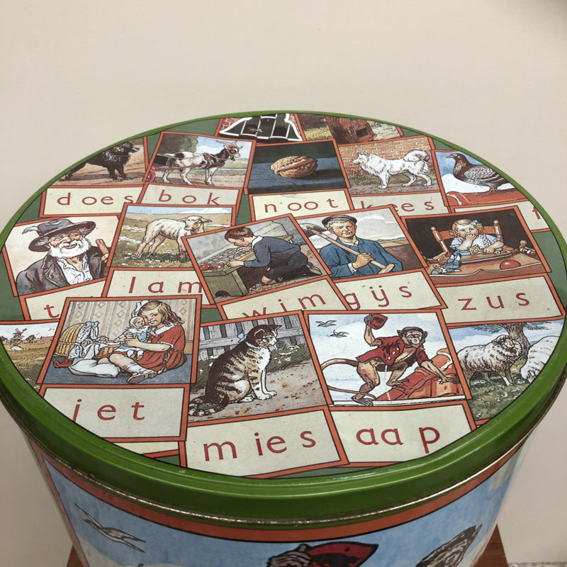 Vintage groot Aap Noot Mies Blik