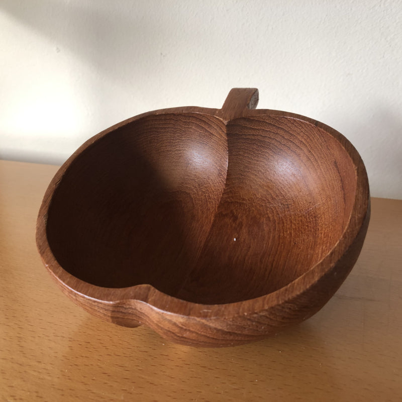 Houten appel schaaltje