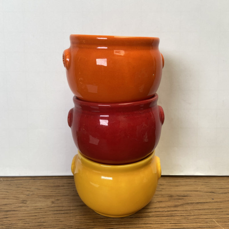 3 vintage schaaltjes