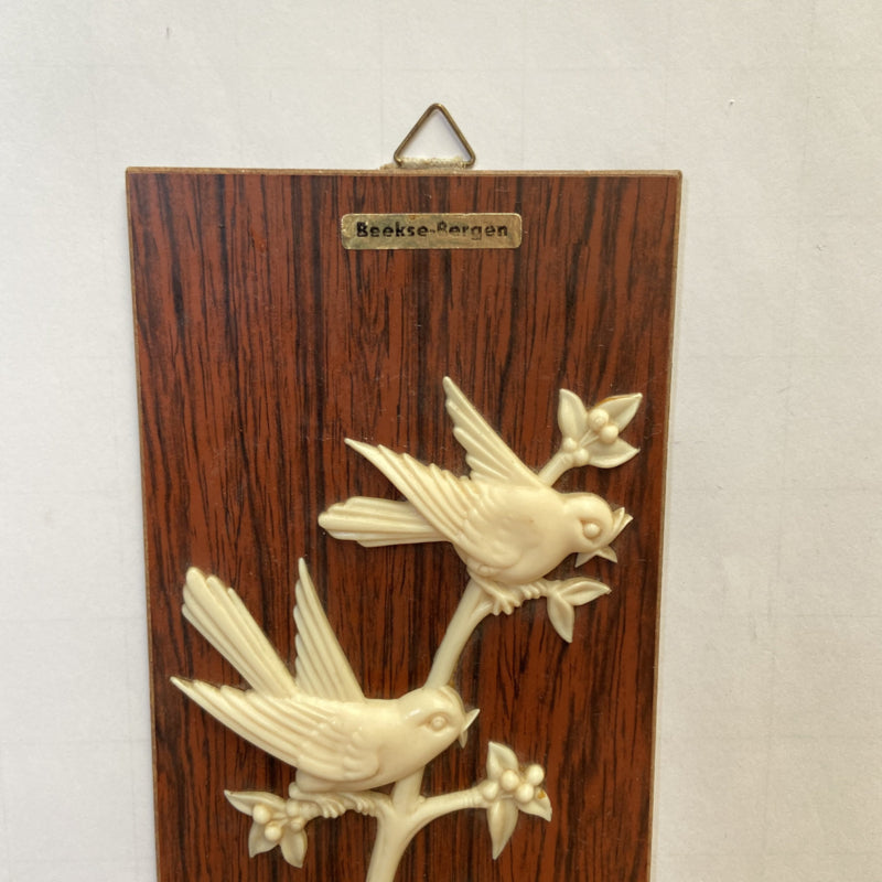 Vintage wanddecoratie vogels
