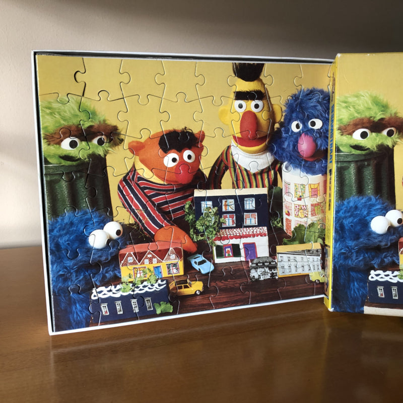Vintage puzzel Sesamstraat