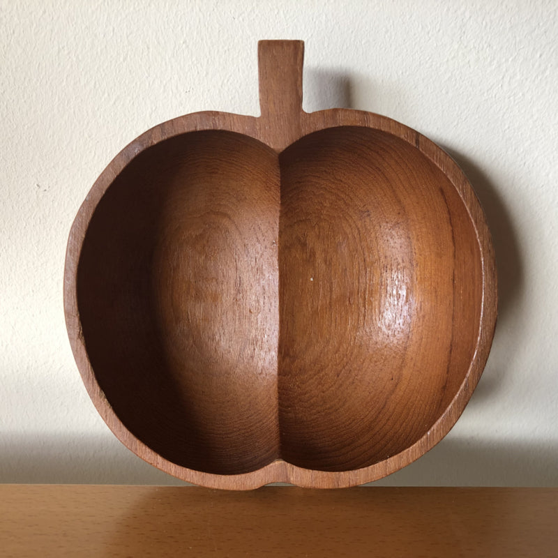 Houten appel schaaltje