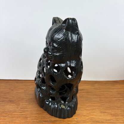 Vintage gietijzeren kat